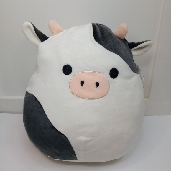 Connor Cow Squishmallows Farm and Sealife Squad Stuffed Animal Plush Toys 12" - Picture 3 of 6